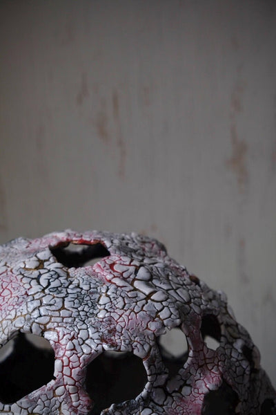 Sculptural Centerpiece, Wabi Sabi Abstract Vessel, Organic Textured Pottery, Statement Object for Modern Interior