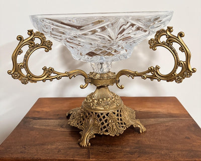 Exquisite Vintage Hollywood Regency Centerpiece Bowl
