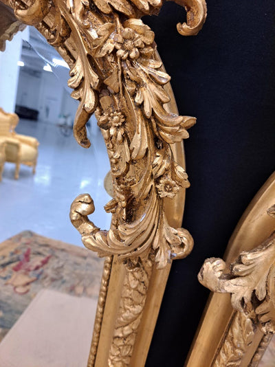 Beautiful pair of antique style French mirrors in great condition look amazing when seen would be the star of any room they should adorn.