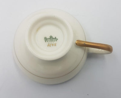 Rosenthal Porcelain Demitasse Tea / Coffee Cups and Saucers (Set of Three)