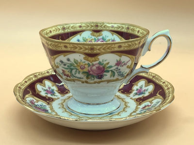 Vintage Royal Albert  Lady Hamilton design tea set for 2. ( If you want for 6 whatsapp us)