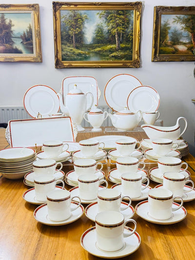 Wedgewood Colorado Bone China 8-Person Service – 81 Pieces – Tea Coffee and Dinner Set (unused)