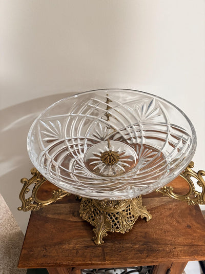 Exquisite Vintage Hollywood Regency Centerpiece Bowl