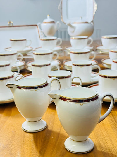 Wedgewood Colorado Bone China 8-Person Service – 81 Pieces – Tea Coffee and Dinner Set (unused)