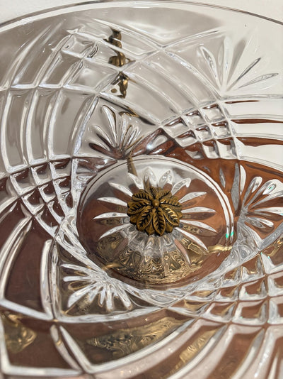 Exquisite Vintage Hollywood Regency Centerpiece Bowl