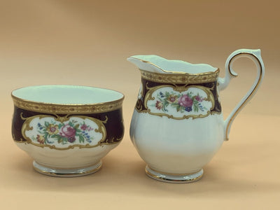 Vintage Royal Albert  Lady Hamilton design tea set for 2. ( If you want for 6 whatsapp us)