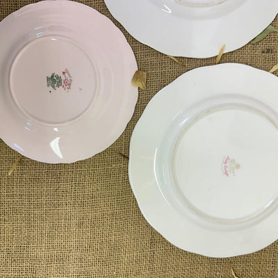 Beautiful collection of pretty antique plates perfect for handing on you're wall to create a statement piece of decor