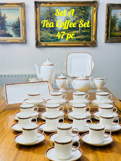 Wedgewood Colorado Bone China 8-Person Service – 81 Pieces – Tea Coffee and Dinner Set (unused)