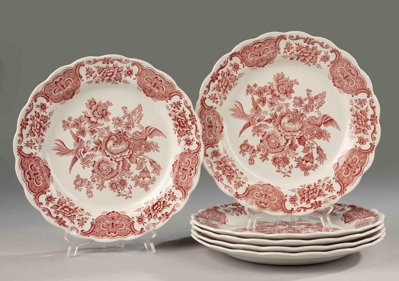 Set of 6 Dinner Plates - Ridgway - Windsor